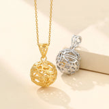S925 Vintage Pearl Cage Pendant for 10-12mm Pearl or Gemstone