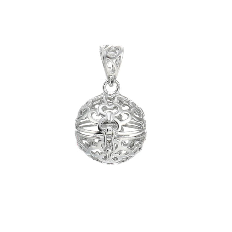 S925 Vintage Pearl Cage Pendant for 10-12mm Pearl or Gemstone