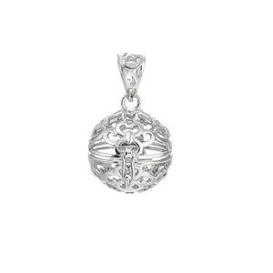S925 Vintage Pearl Cage Pendant for 10-12mm Pearl or Gemstone