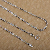 Vintage Round Buckle Cross Chain Necklace 925 Sterling Silver Thai Silver