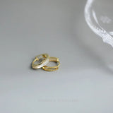 S925 Sterling Silver Butterflies Fritillaria Ear Buckles