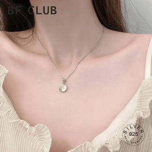 S925 Sterling Silver Pendant Necklace Women Fine Jewelry