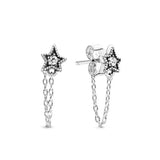Sterling Silver Angel Wings Conch Earrings