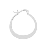 S925 Sterling Silver Geometric Oval Earrings Gift