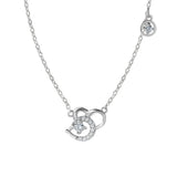 S925 Sterling Silver Mouse Pendant Necklace for Women