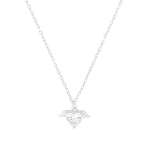 S925 Sterling Silver Love Wing Collar Necklace - Holiday Gift