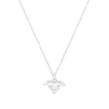 S925 Sterling Silver Love Wing Collar Necklace - Holiday Gift