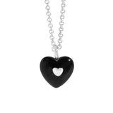 S925 Silver Mini Agate Love Necklace and Ring Set