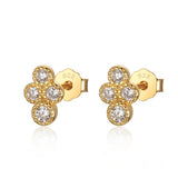 S925 Zircon Ear Cuff Clip Earrings for Women Girls