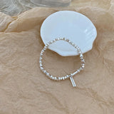 S925 Sterling Silver Bracelet Women's Light Retro Indifference