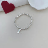 S925 Sterling Silver Bracelet Women's Light Retro Indifference