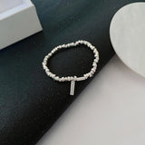 S925 Sterling Silver Bracelet Women's Light Retro Indifference