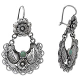 925 Sterling Silver Garnet Gemstone Drop Earring for Women