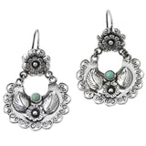925 Sterling Silver Garnet Gemstone Drop Earring for Women