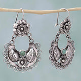 925 Sterling Silver Garnet Gemstone Drop Earring for Women