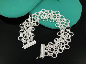 S925 Sterling Silver Bracelet, Brand B281