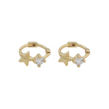 S925 Silver Zircon Earrings for Women