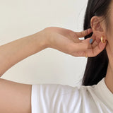 S925 Sterling Silver Twist Hoop Earrings for Women Girls