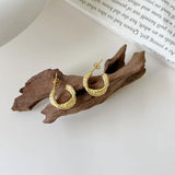 S925 Sterling Silver Twist Hoop Earrings for Women Girls