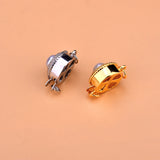 S925 Sterling Silver freshwater pearl insert connection buckle DIY accessories