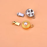 S925 Sterling Silver freshwater pearl insert connection buckle DIY accessories