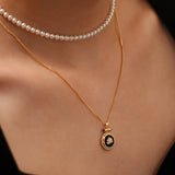 S925 Sterling Sliver Flower Necklace for Women Elegant Rose Shape