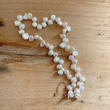 925 Silver Baroque Pearl Beaded Necklace for Women