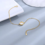 S925 Sterling Silver Bracelet Shell Pearl Jewelry Accessories Bangles