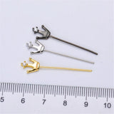 S925 Sterling Silver Baroque Crown Scepter Toapiao