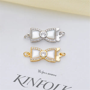 S925 Sterling Silver Pearl Necklace Ending Buckle DIY Accessory
