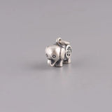 S925 Sterling Silver Elephant Pendant Men Women Thai Silver Gift