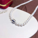 S925 Silver Magnetic Buckle Bracelet Necklace DIY Accessories