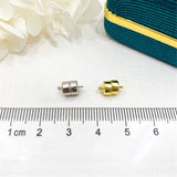 S925 Sterling Silver Magnetic Buckle Bracelet Necklace DIY Accessories