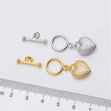 S925 Fan OT Buckle End DIY Chain Bracelet Necklace Accessory