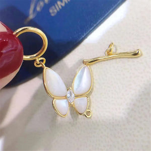 S925 Sterling Silver Fan Buckle DIY Chain Bracelet Necklace Accessory