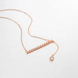 Sterling Silver Fringe Pendant Necklace Europe and US