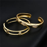 S925 Zircon Palm Bracelet - 18 Drops - Female