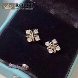 S925 Couple Sweet Romantic Love Sterling Silver Earrings