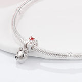 S925 Love Bear Beads for DIY Bracelets, Sister Birthday Gift