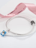 S925 Angel Fries Candy Bag Beads for Bracelets DIY Jewelry Sister Birthday