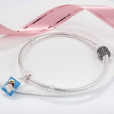 S925 Angel Fries Candy Bag Beads for Bracelets DIY Jewelry Sister Birthday