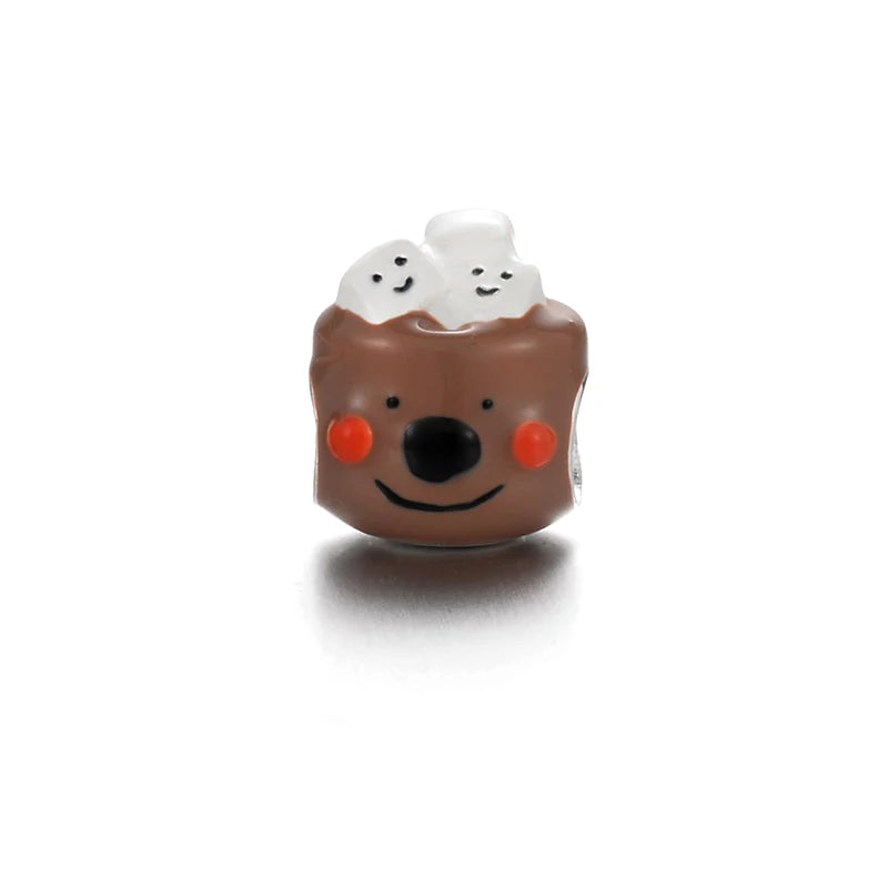 S925 Cartoon Bowl Beads for Bracelets and DIY Jewelry