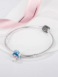 S925 Cartoon Cat Hat Female Beading Bracelet DIY Jewelry Birthday for Sisters