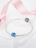 S925 Cartoon Fish Head Beading for Bracelet DIY Jewelry