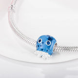 S925 Cartoon Fish Head Beading for Bracelet DIY Jewelry