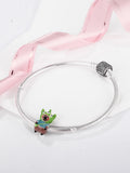 S925 Male Bear Beading for Bracelet DIY Jewelry Birthday Gift