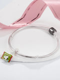 S925 Dog Fries Candy Bag Beads for Bracelets DIY Jewelry Sister Birthday