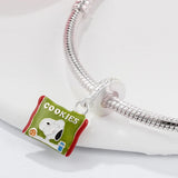 S925 Dog Fries Candy Bag Beads for Bracelets DIY Jewelry Sister Birthday