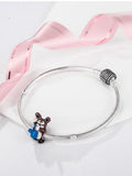 S925 Rabbit Beads for Bracelets, DIY Jewelry, Birthday Gift for Sisters