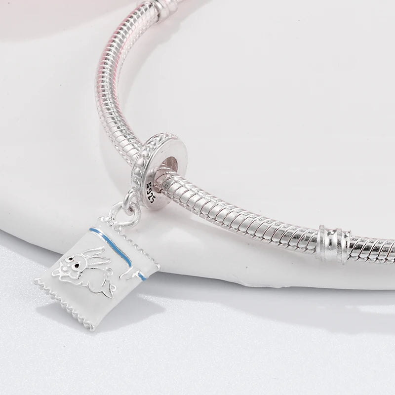 S925 Rabbit Fries Candy Bag Beads Bracelets DIY Jewelry